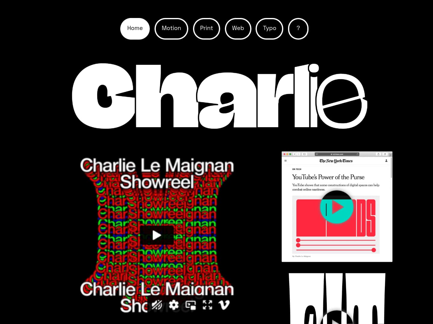 Charlie Le Maignan Portfolio