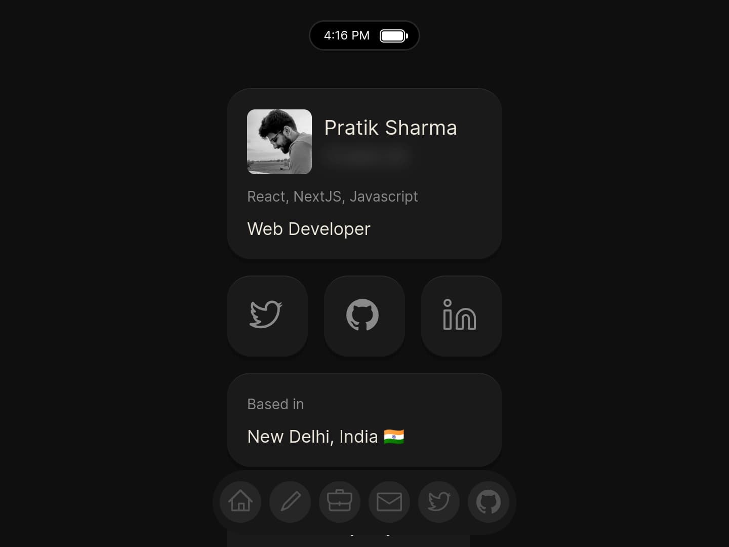 Pratik Sharma Portfolio