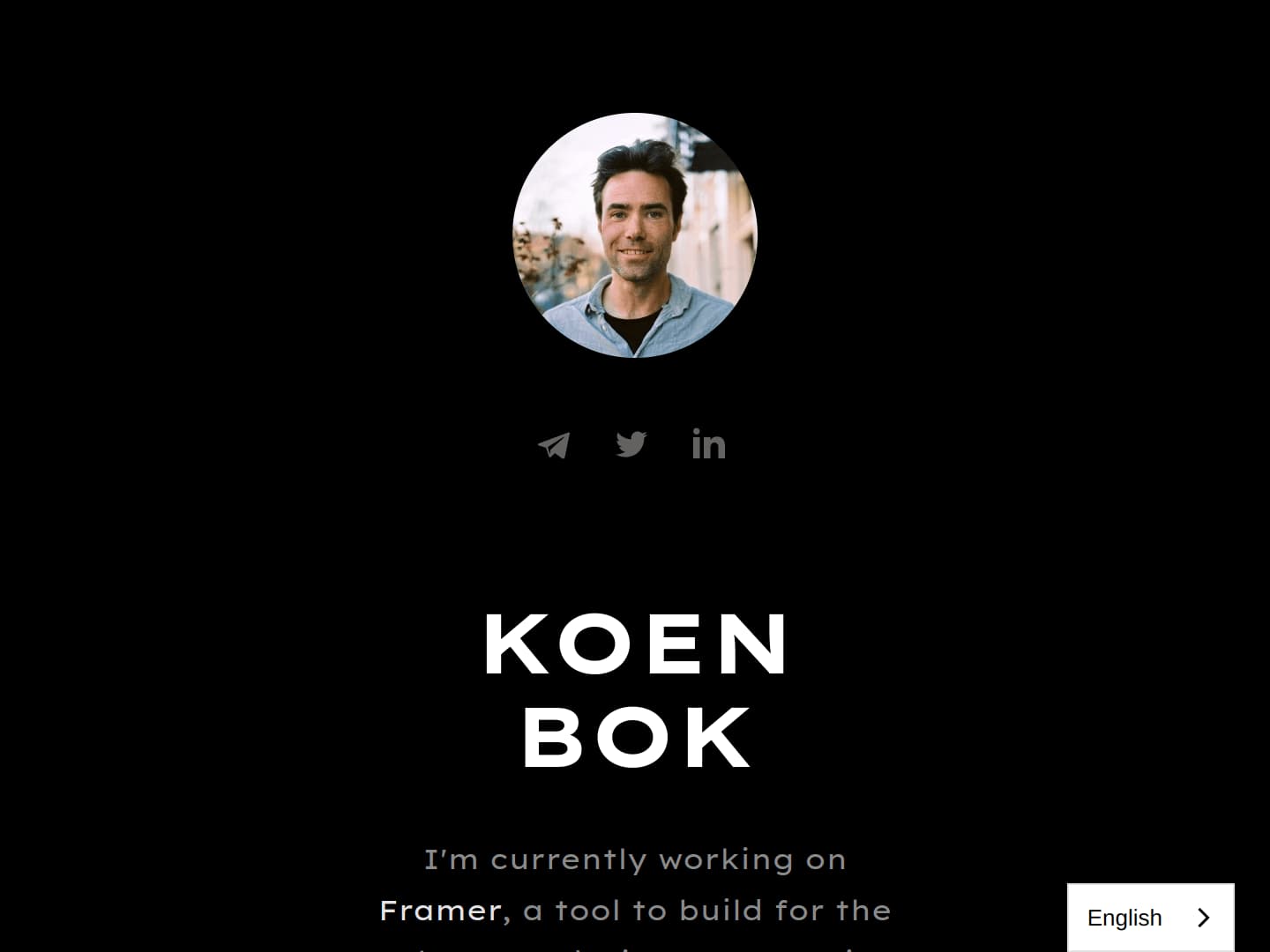 Koen Bok Portfolio