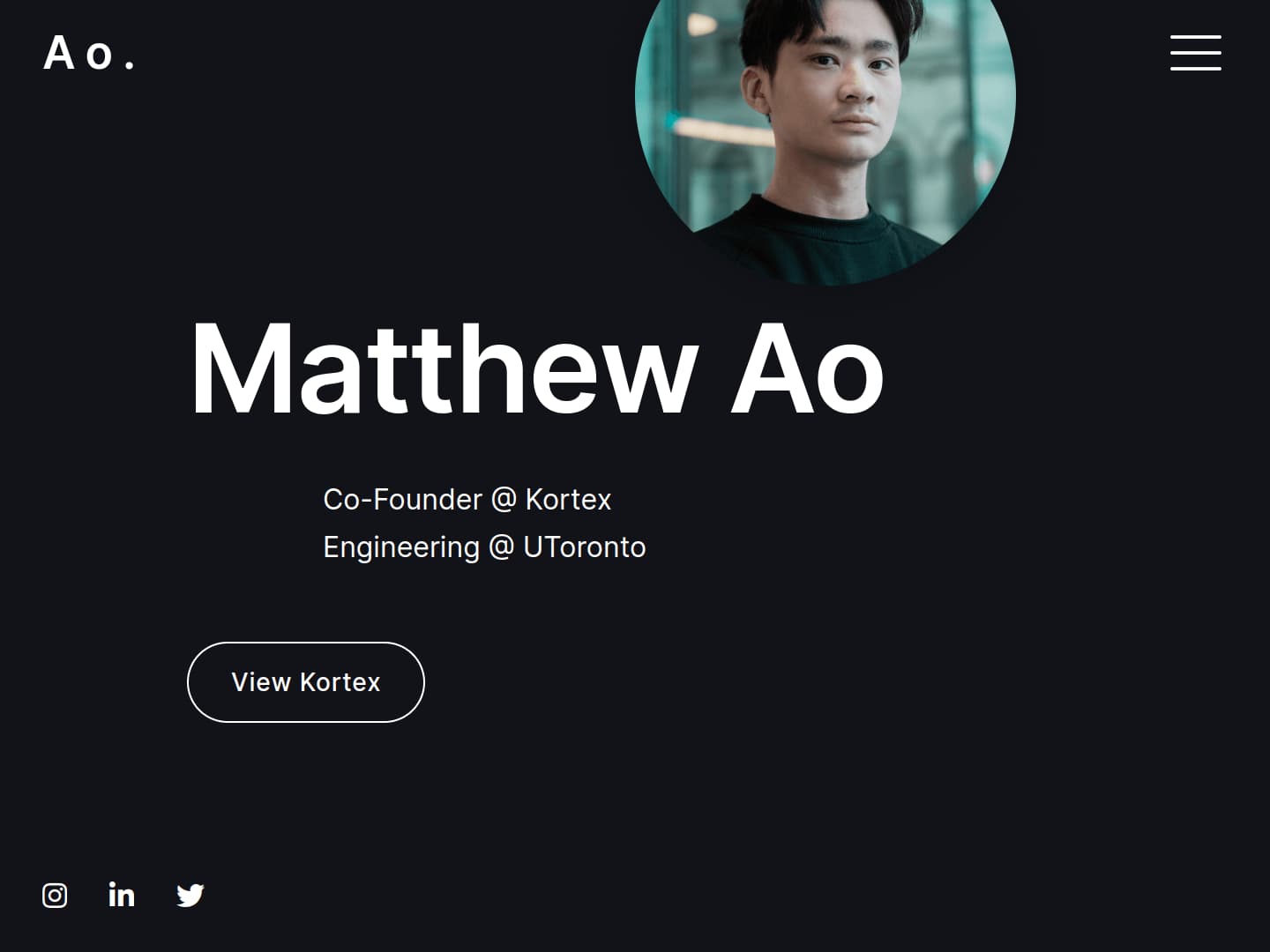 Matthew Ao Portfolio