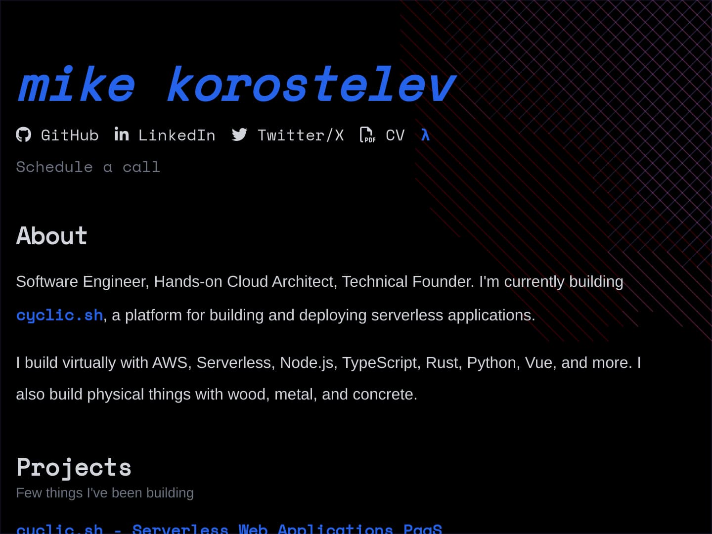 Mike Korostelev Portfolio