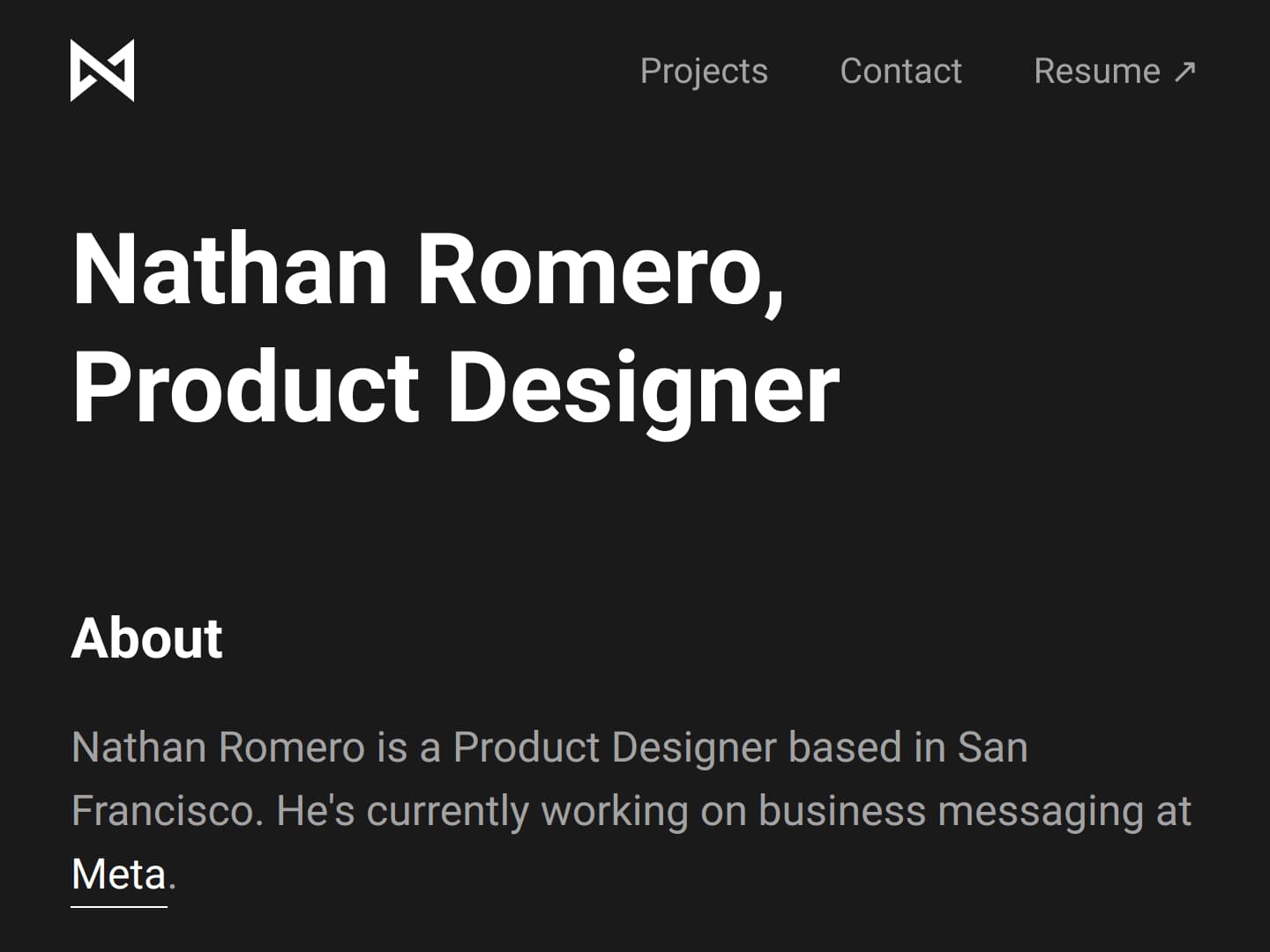 Nathan Romero Portfolio