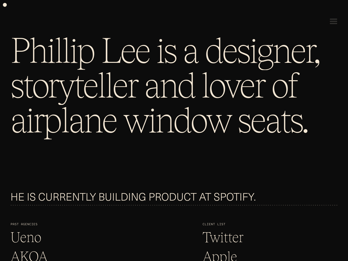 Phillip Lee Portfolio